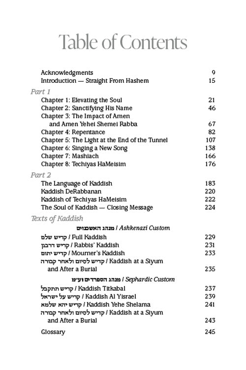 The Soul of Kaddish