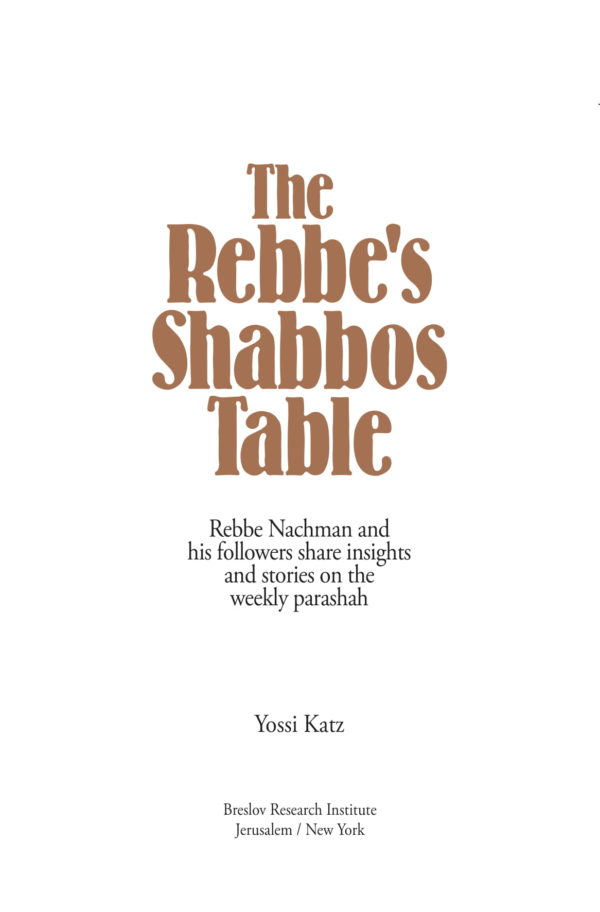The Rebbe's Shabbos Table