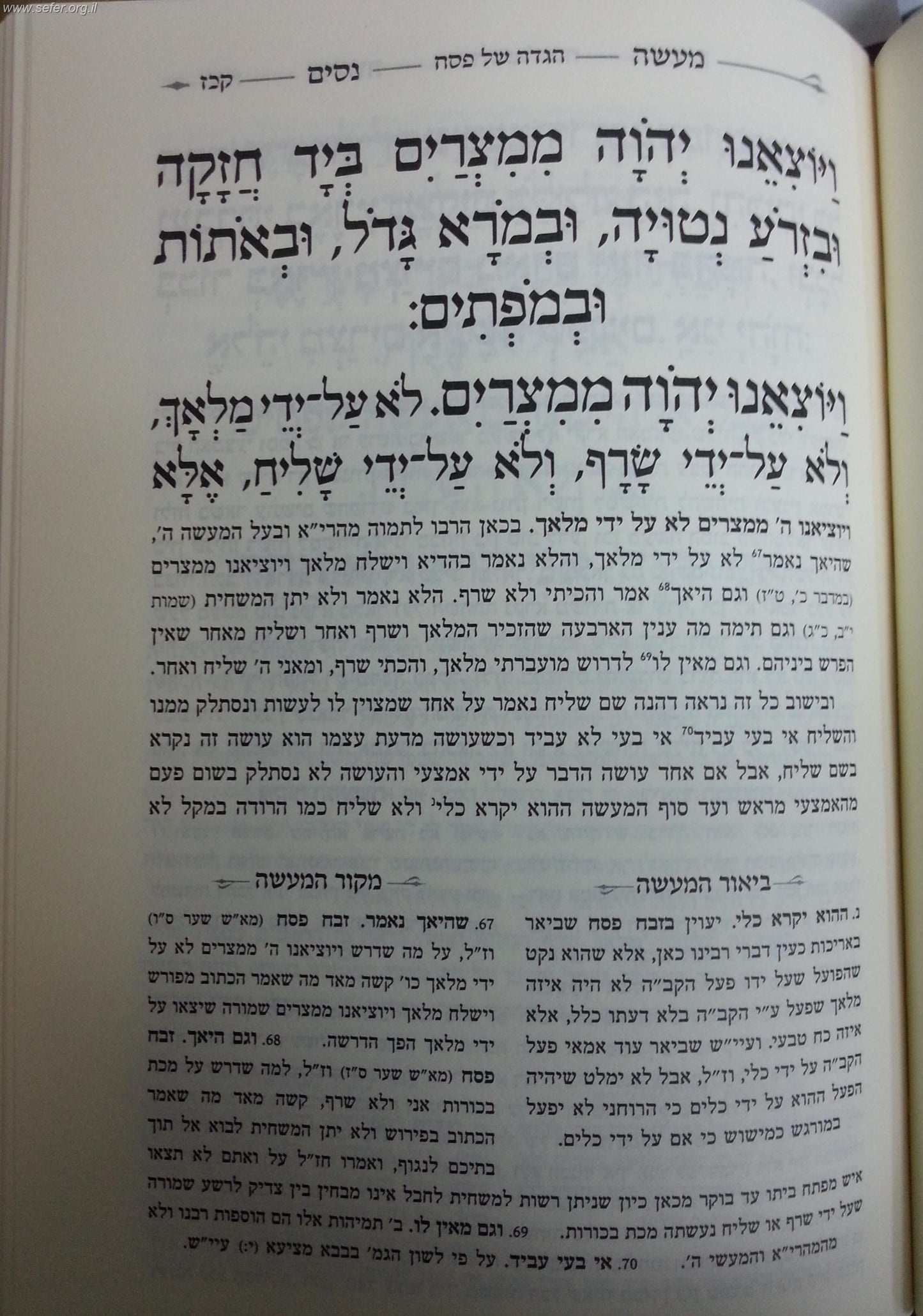 הגדה של פסח 'מעשה ניסים' / ר' יעקב מליסא
