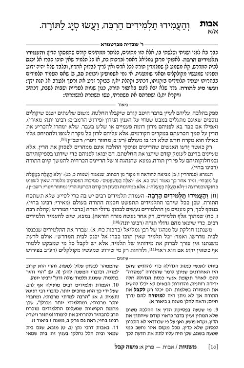 Mid Size - Hebrew Ryzman Mishnah Avos