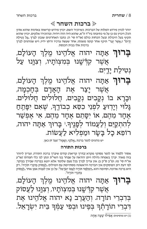 Siddur Yitzchak Yair Weekday Only Ashkenaz Large Type Pocket Size Hard Cover