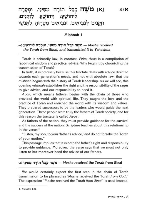 Maharal On Pirkei Avos