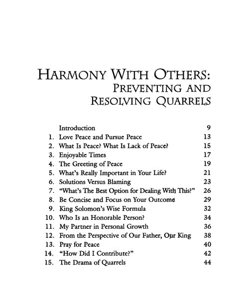 Harmony With Others - Softcover