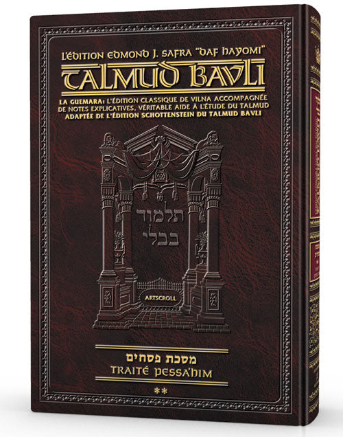 Edmond J. Safra - French Ed Daf Yomi Talmud- Pesachim Vol 3 (80b-121b)