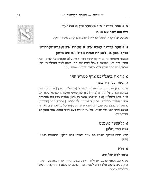 Yiddish - A Holy Language - Gift Size complete in 1 Volume - השפה יידיש הקדושה