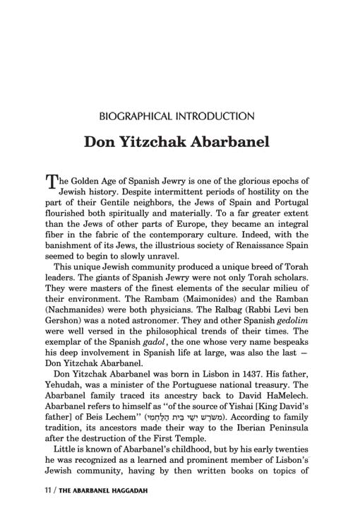 Haggadah: Abarbanel