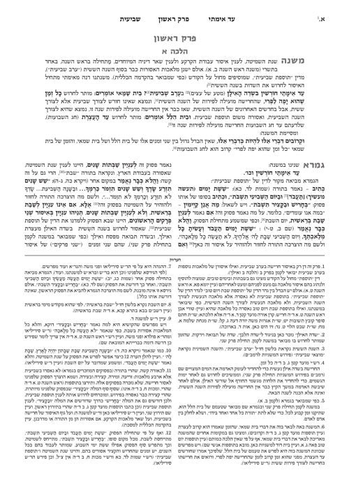 Schottenstein Talmud Yerushalmi - Nedarim - Hebrew Edition -  תלמוד ירושלמי-שוטנשטיין