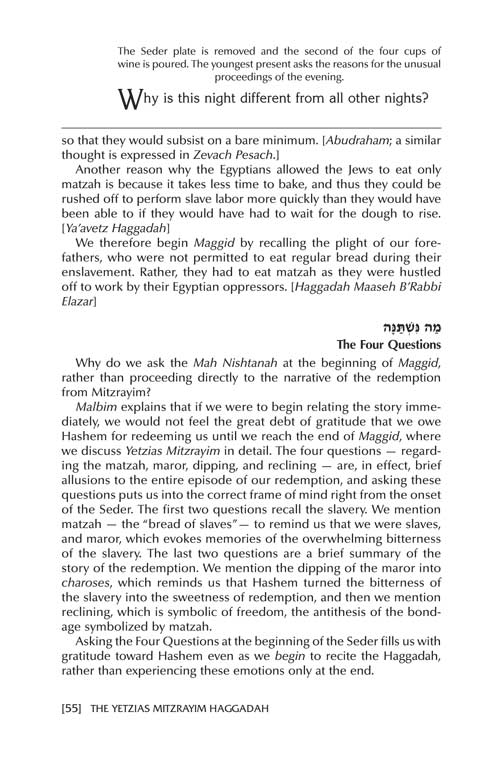 The Yetzias Mitzrayim Haggadah