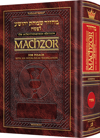 Schottenstein Interlinear Pesach Machzor Pocket Size Ashkenaz