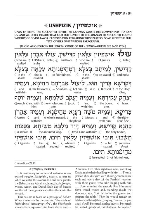 Machzor Wizard: Artscroll Schottenstein Ed. Interlinear Machzor - Succos