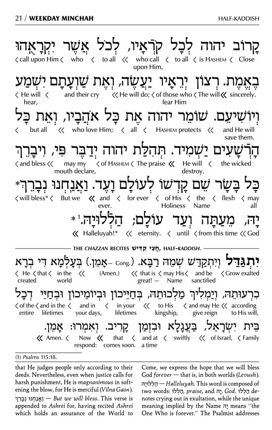 Siddur Interlinear Sabbath & Festivals Full Size Ashkenaz RCA Schottenstein Ed