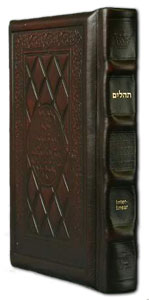 Interlinear Tehillim /Psalms Full Size 2-Tone Brown Leather The Schottenstein Ed