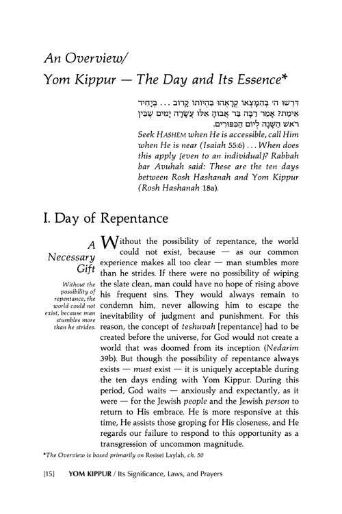 Yom Kippur: Its Significance, Laws, And Prayers