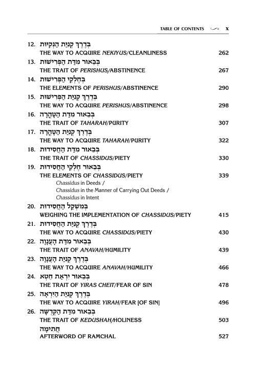 Mesillas Yesharim - Jaffa Edition