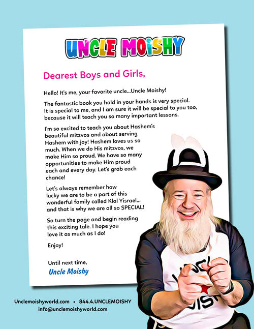 Uncle Moishy Book + CD + FREE Mitzvah Note Pad! [CD + Story Book]