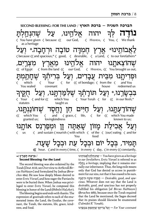 Schottenstein Ed Interlinear Birchon - White Stamped Cover (Softcover)